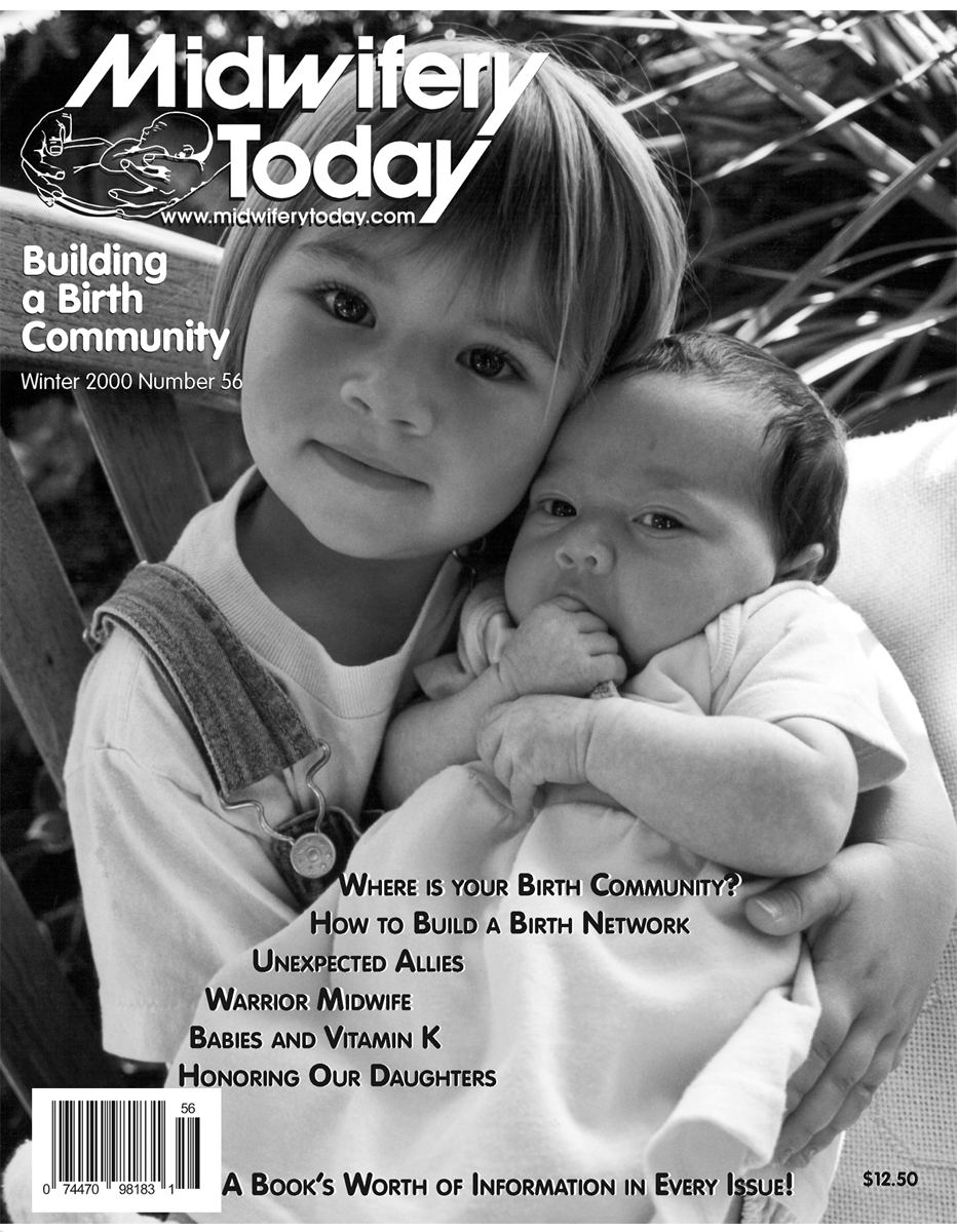 Midwifery Today, Issue 56, Winter 2000
