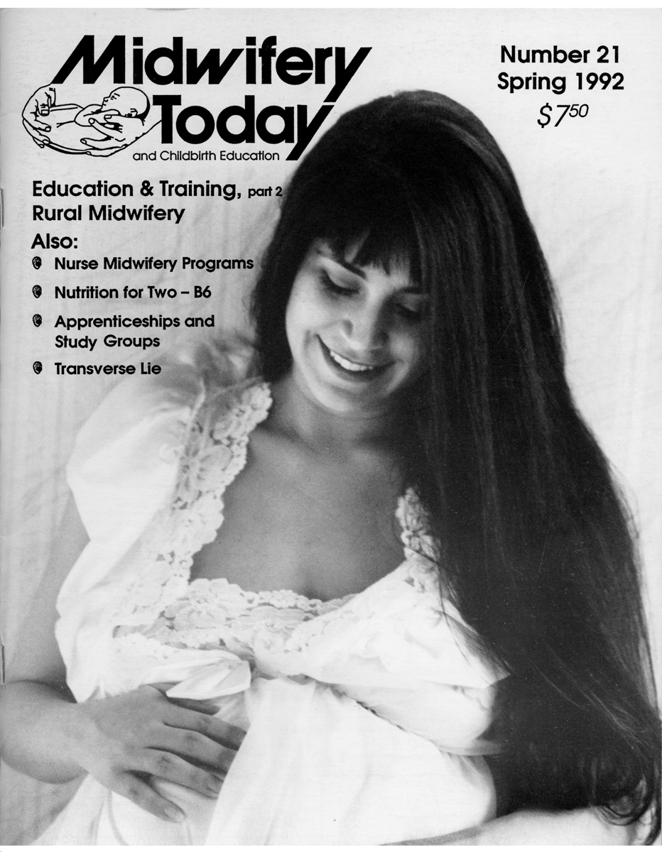 Midwifery Today, Issue 21, Spring 1992