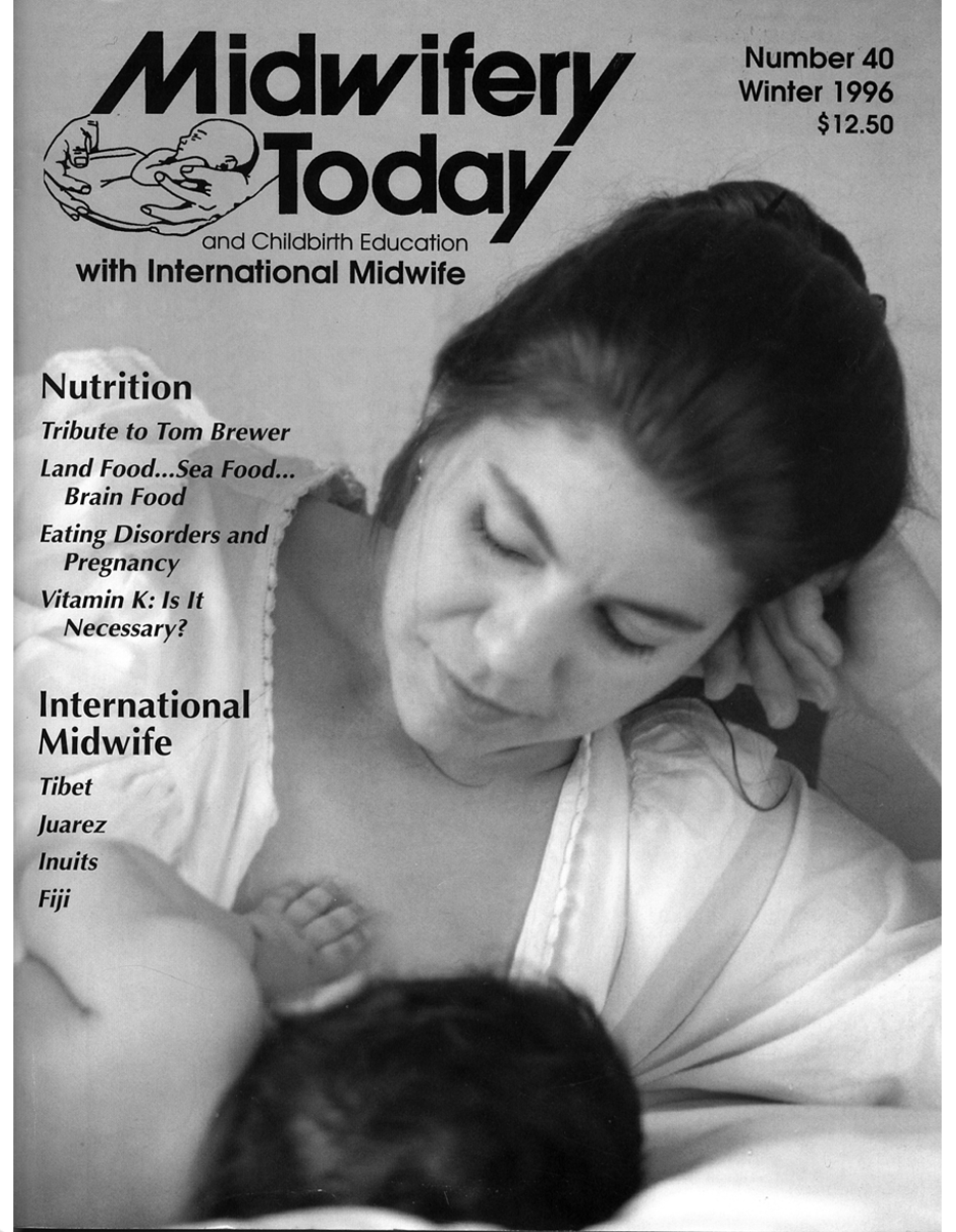 Midwifery Today, Issue 40, Winter 1996