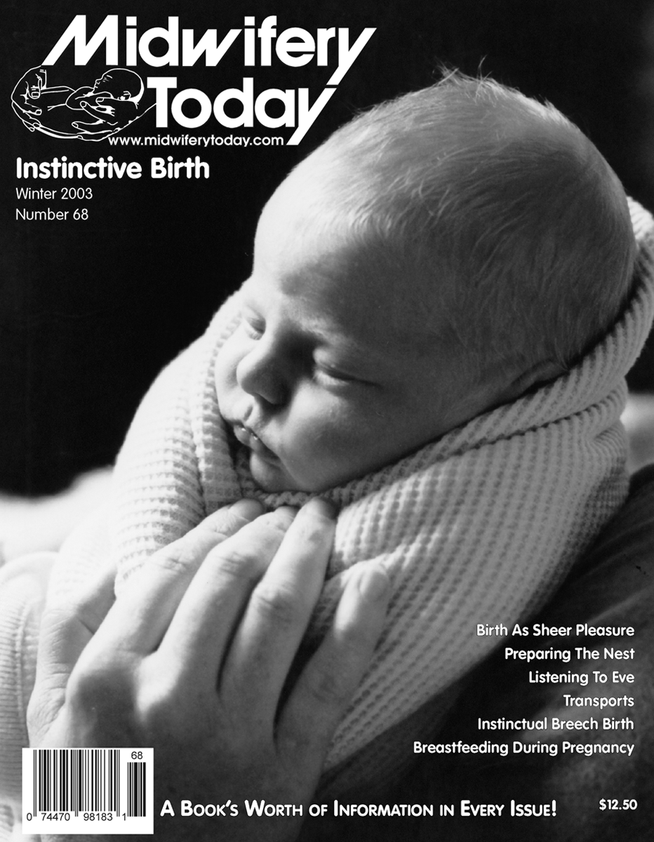 Midwifery Today, Issue 68, Winter 2003